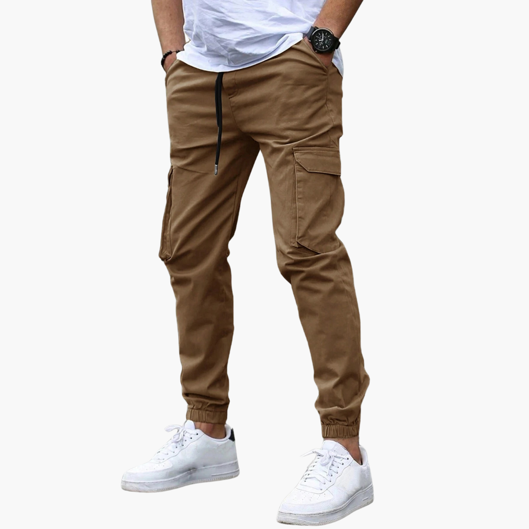 Comfy Men's Cargo Joggers with Pockets