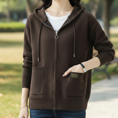 Warm Fleece Zip Up Sweatshirt