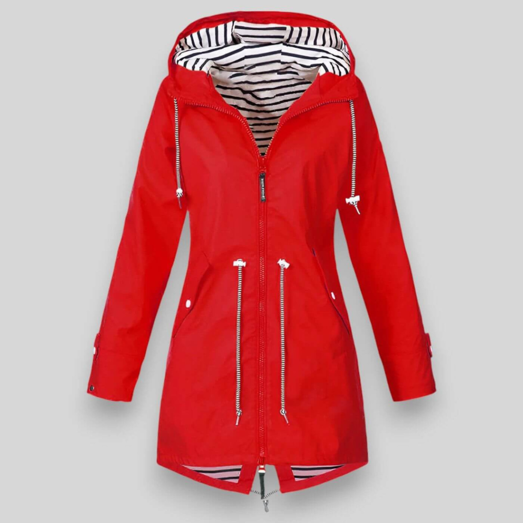 Ladies Waterproof Windbreaker Coat