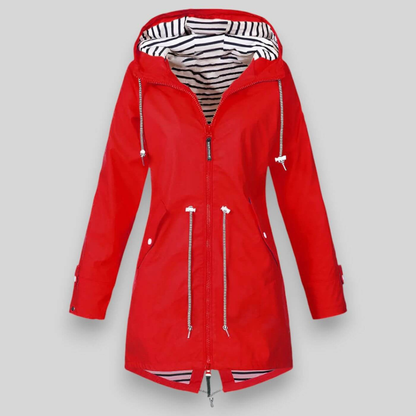 Ladies Waterproof Windbreaker Coat