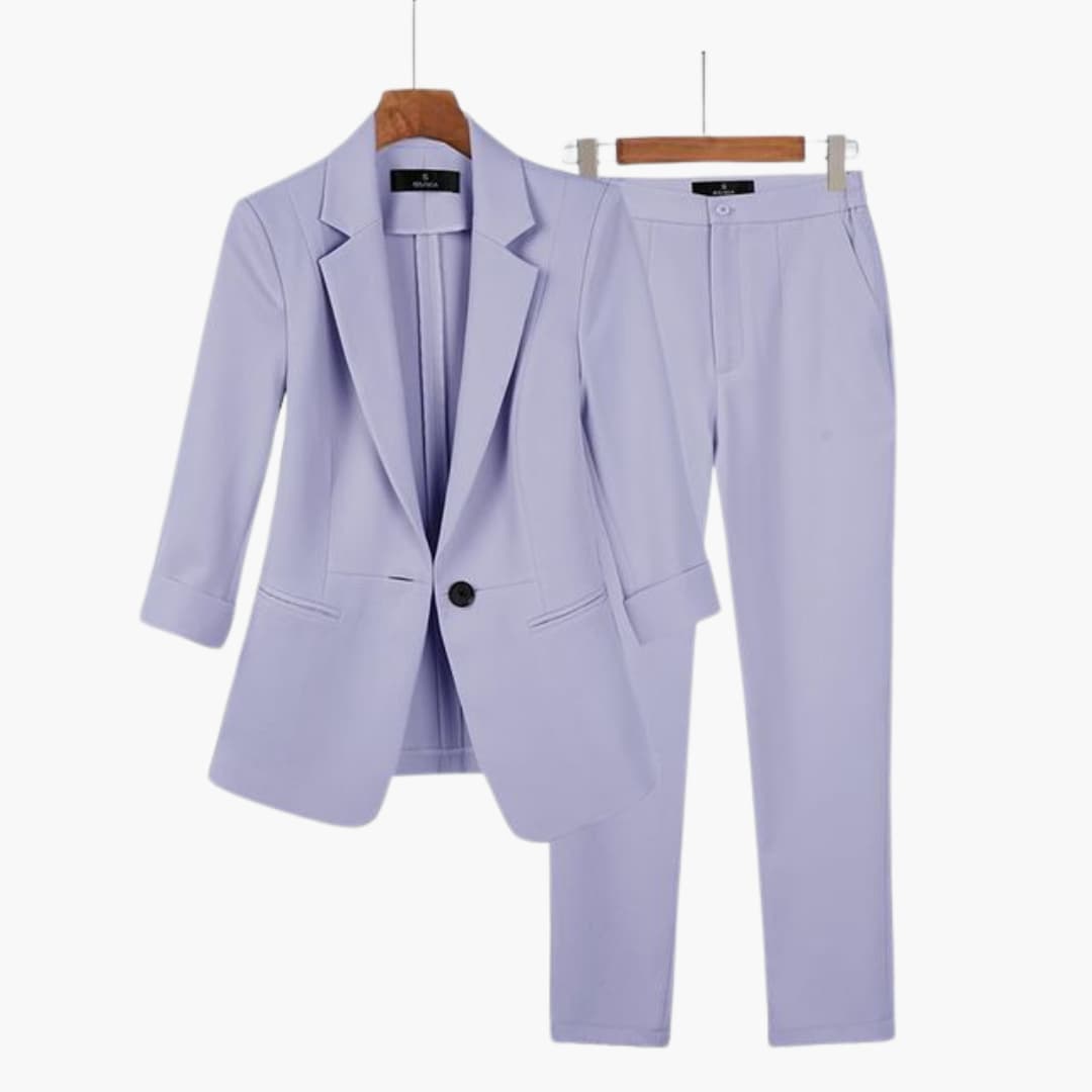 Ladies Business Jacket and Pants Set