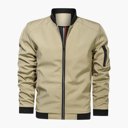 Slim Fit Men's Bomber Jacket Lightweight Comfortable