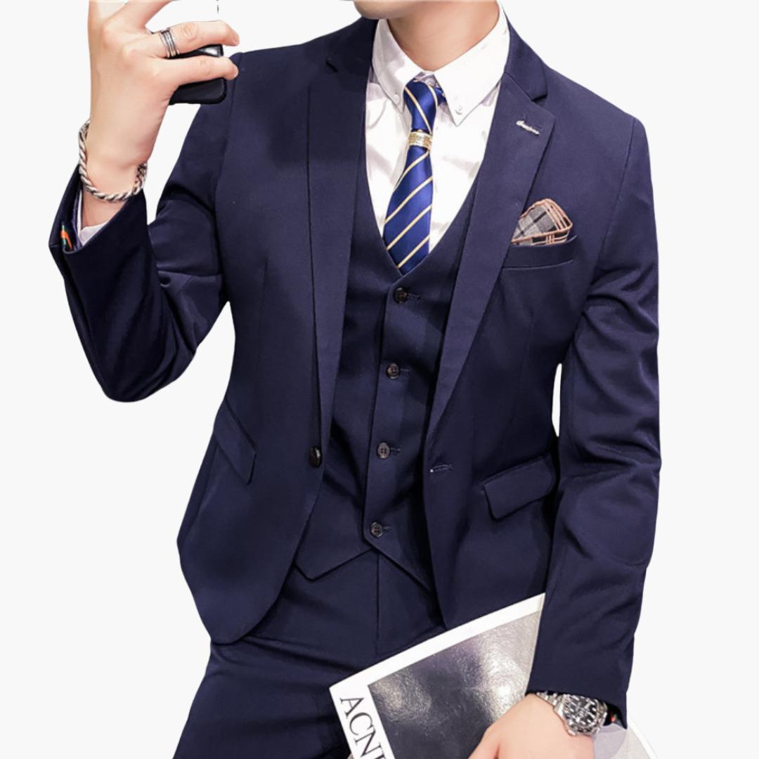 Stylish 3-Piece Mens Suit