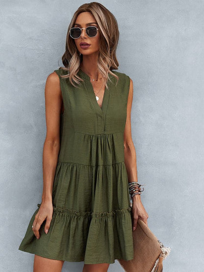 Liva - Chic Summer Mini Dress - EasyApparels