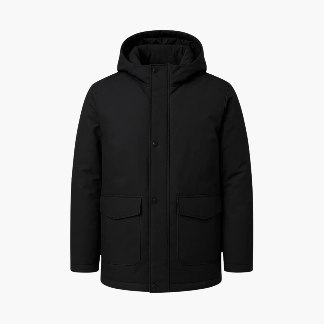 Warm Waterproof Men's Down Puffer Coat - Vossary