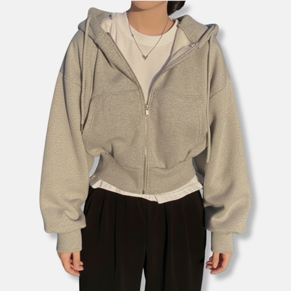 Comfy Women's Zip Hoodie with Pockets