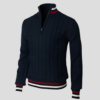 Trendy Mens Zip Up Sweater