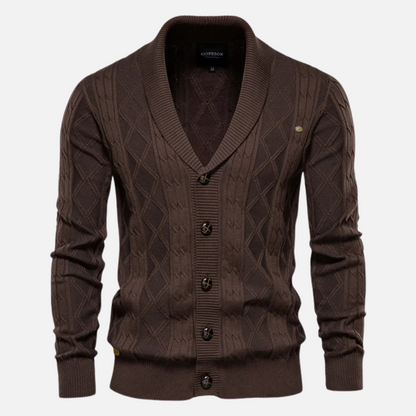 Classic Patterned Knit Sweater