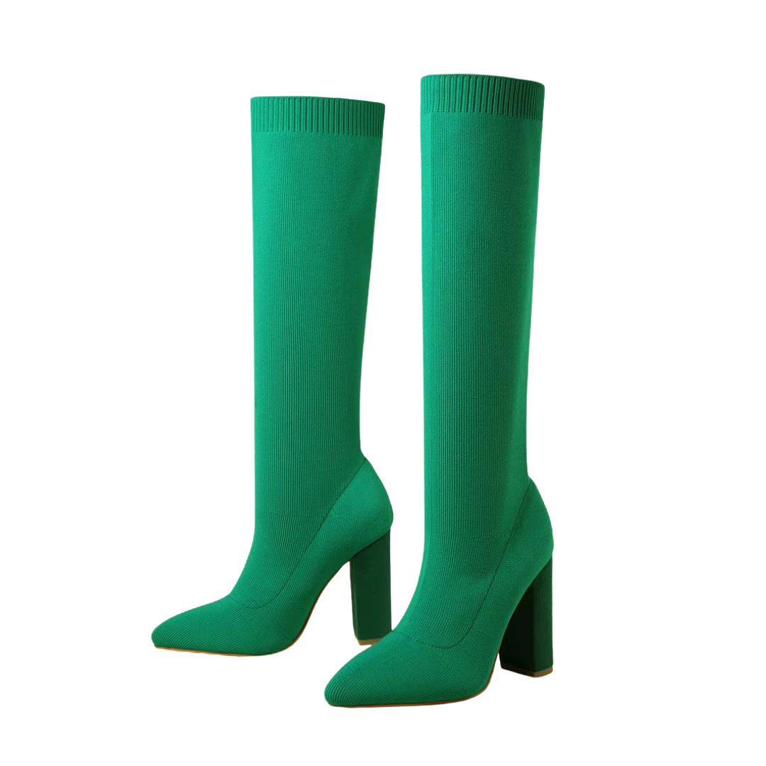 Tall Elastic Women's Ankle Boots - Vossary