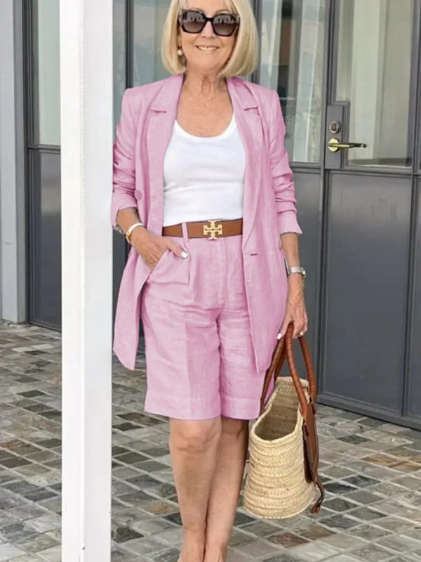 Chic Women's Linen Summer Outfit