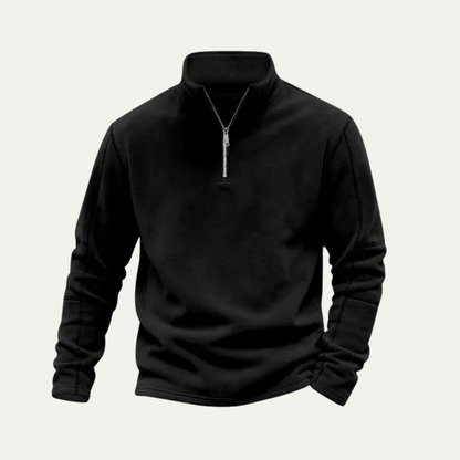 Thermal Men's Quarter Zip Fleece Pullover Sweater