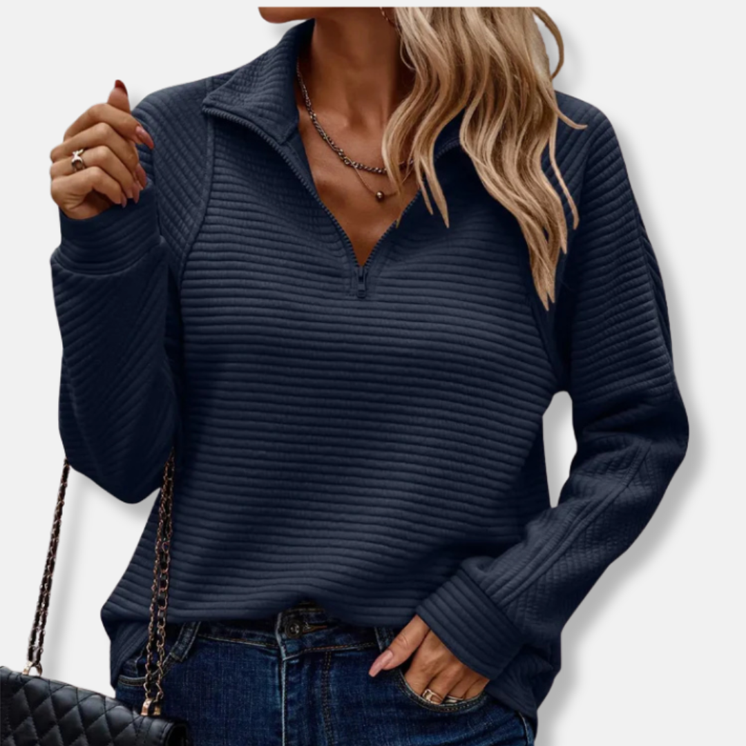 Casual Fit Crew Neck Pullover Sweater