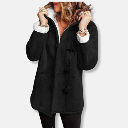 Soft Fleece Hooded Winter Duffle Coat