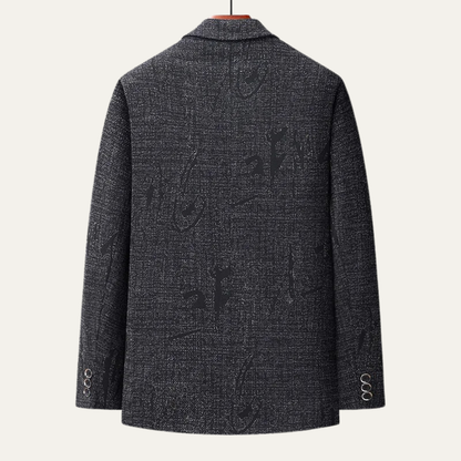 Stylish Men's Herringbone Fit Blazer Jacket