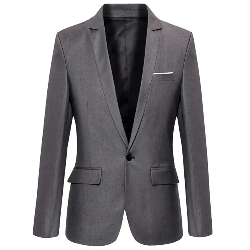 Classic Tailored Men's Office Jacket
