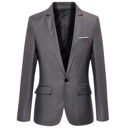 Classic Tailored Men's Office Jacket