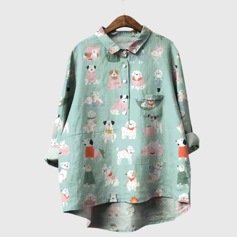 Women's Classic Feminine Blouse - Vossary