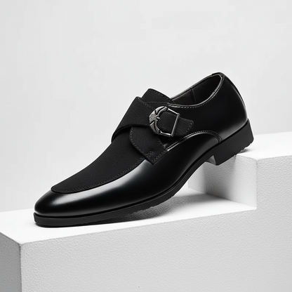 Classic Buckle Leather Shoes