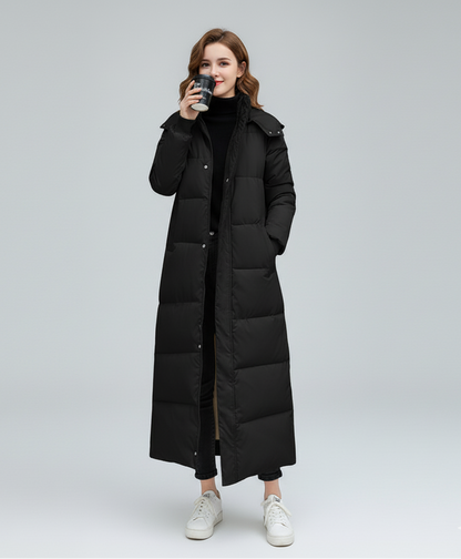 Thick Fuzzy Down Parka Coat