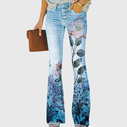 Floral Print Women's Pants
