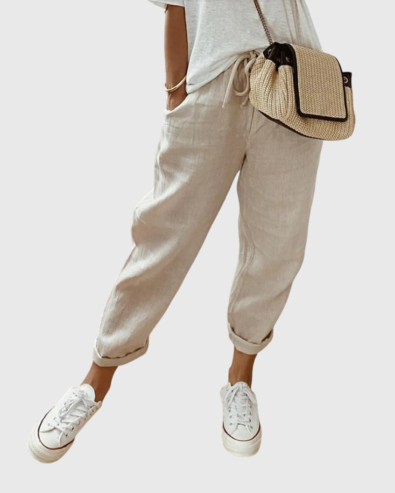 Classic Ladies Tailored Trousers - Vossary
