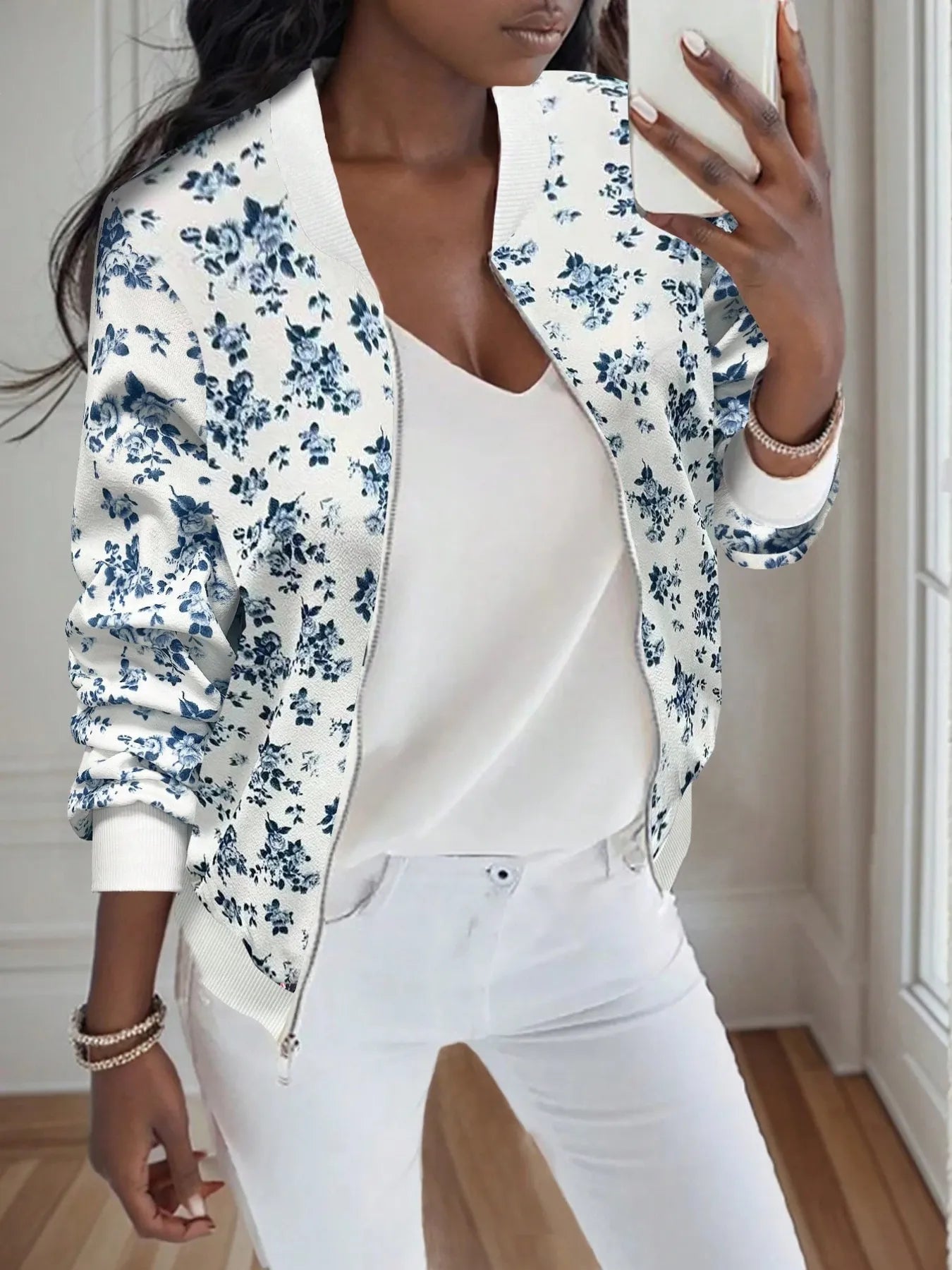 Graphic Full Zip Hooded Jacket - EasyApparels