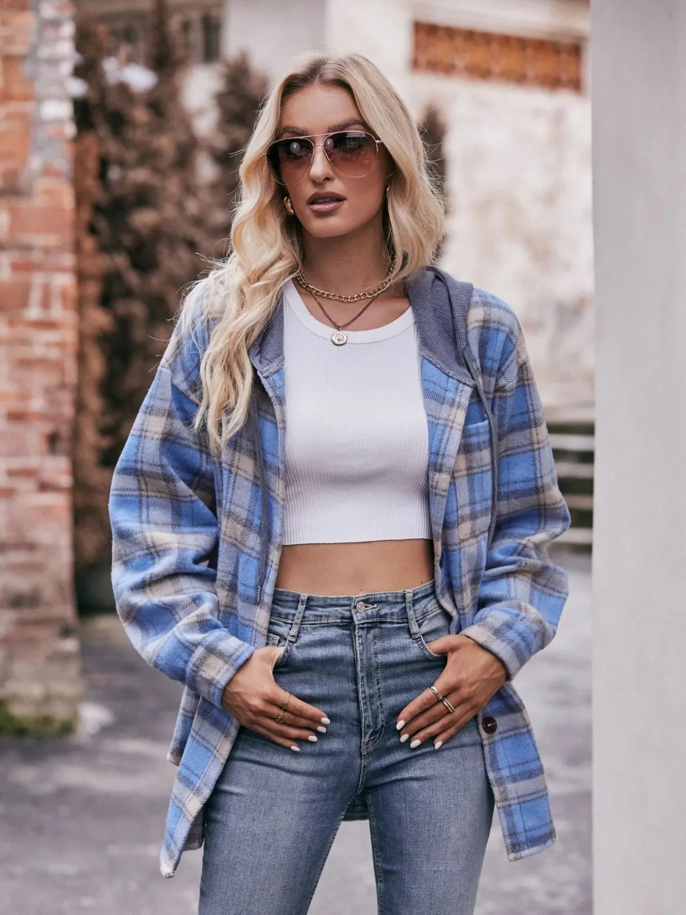 Relaxed Fit Flannel Shirt Jacket - Soft Everyday Layer