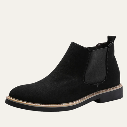 Stylish Men's Suede Chelsea Ankle Boots - Vossary