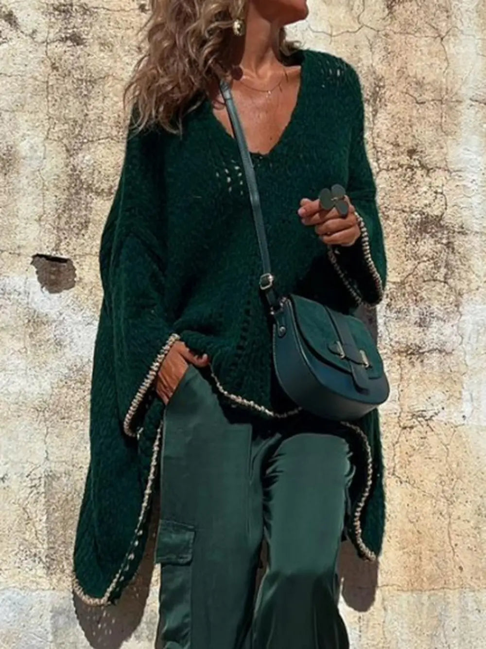 Bold V-Neck Tall Sweater