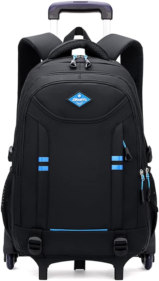 Practical Wheeled Backpack for Kids - Convertible Rolling Bag - Pexav