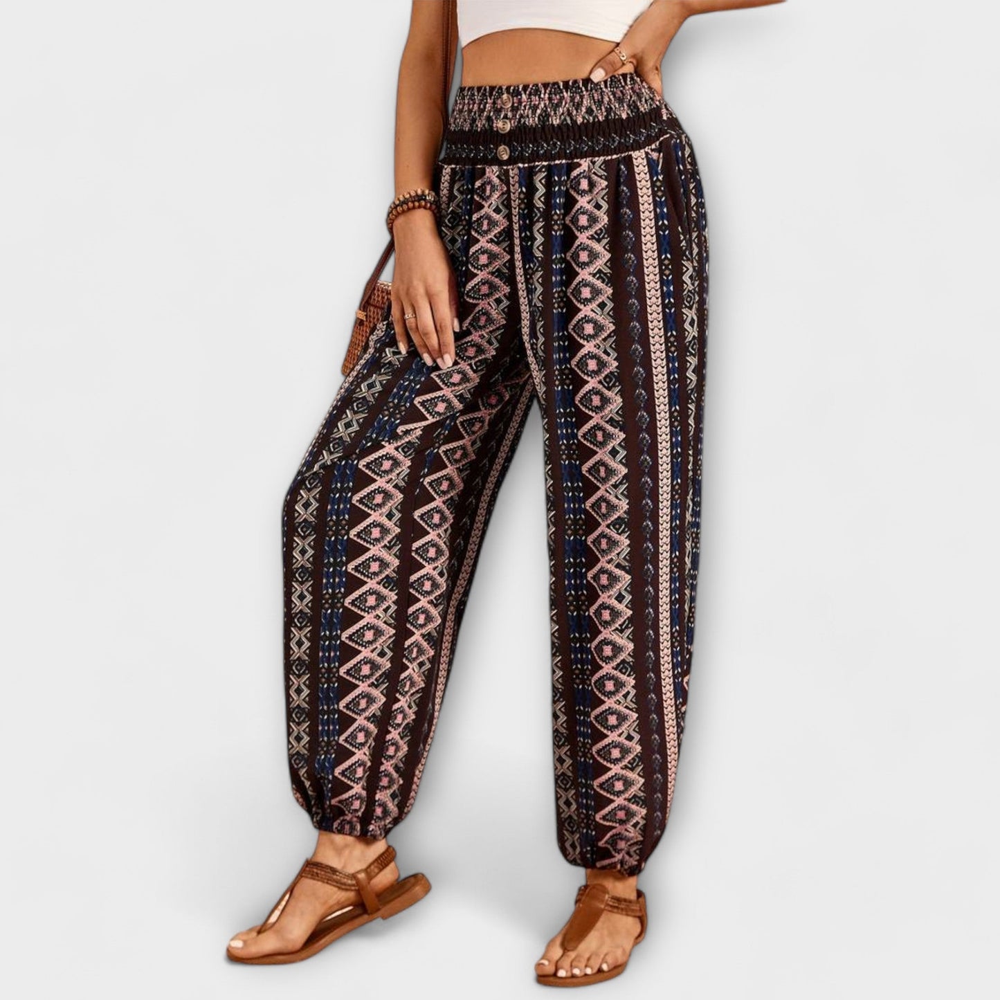 Colorful Printed Women's Pants