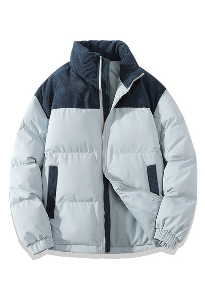 Warm Waterproof Puffer Jacket - Classic Fit, Cotton