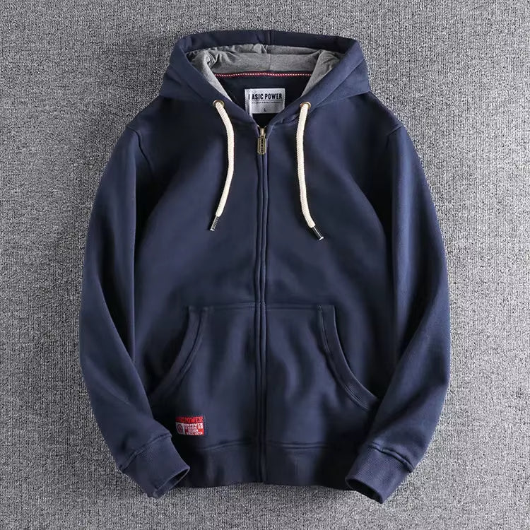 Comfortable Casual Zip Up Sweatshirt