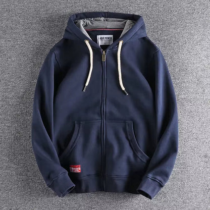Comfortable Casual Zip Up Sweatshirt