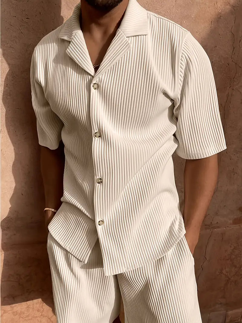 Relaxed Natural Cotton Summer Set