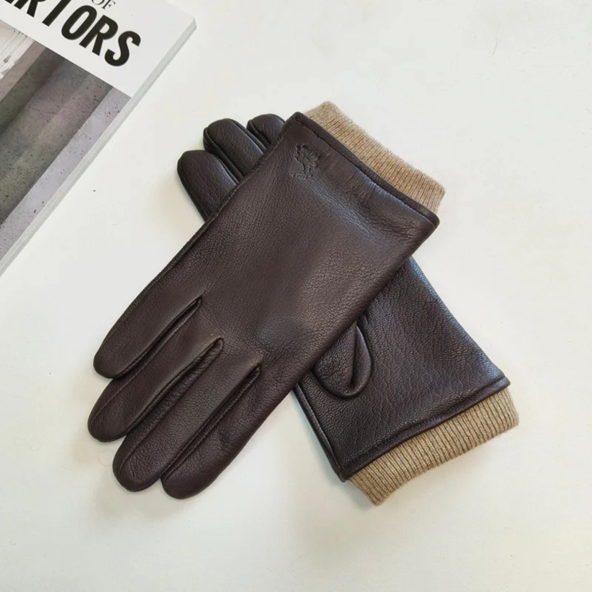 Warm Mens Woolen Knitted Gloves