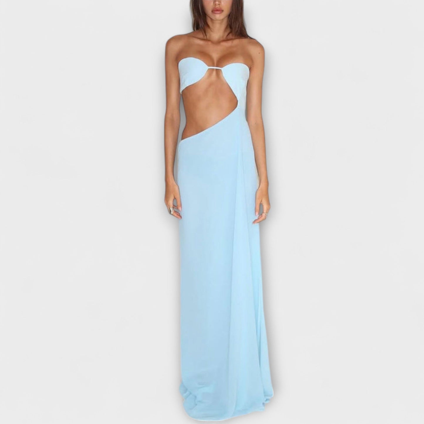 Elegant Sleeveless Formal Maxi Dress for Women