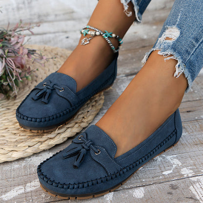 Soft Women's Moccasin Shoes with Arch Support