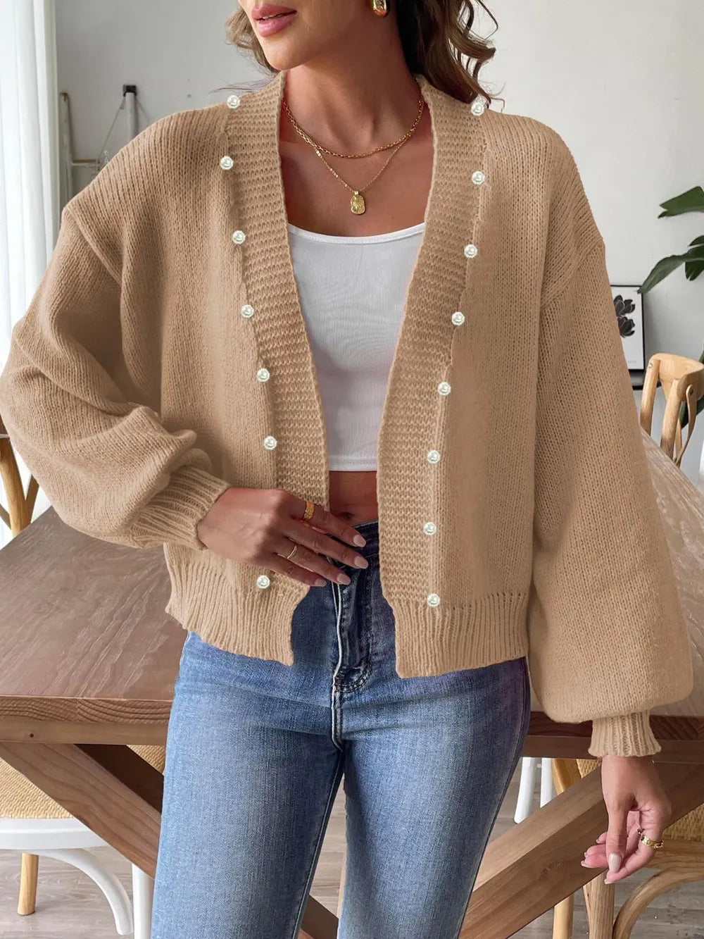 Soft Open Front Long Cardigan Sweater