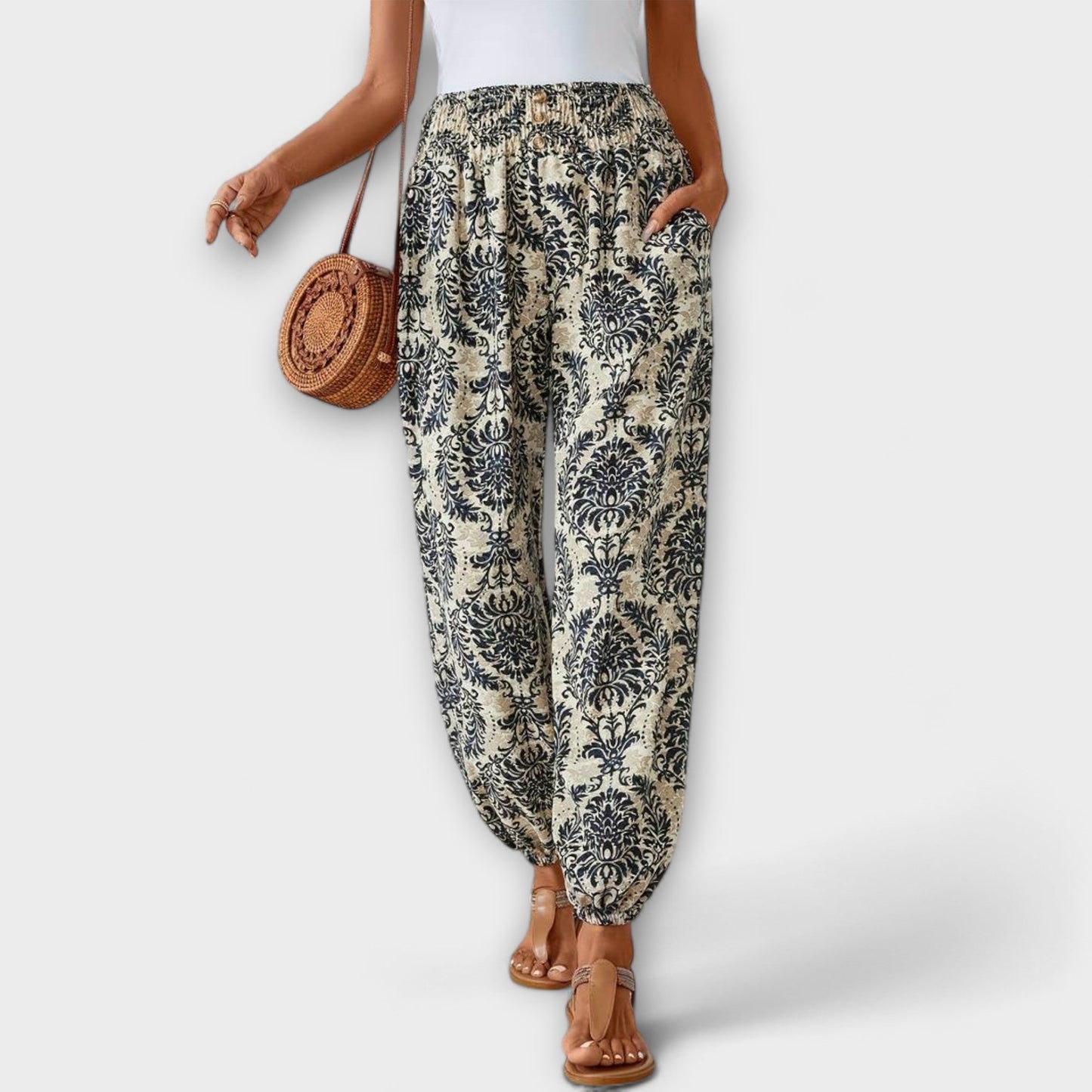 Colorful Printed Women's Pants