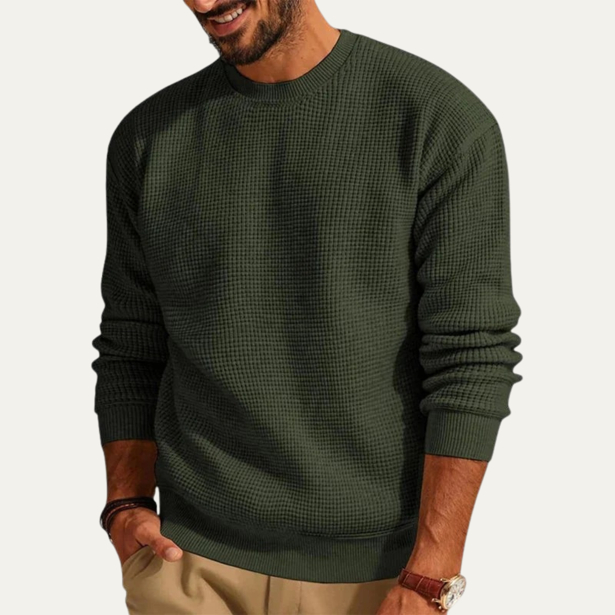 Classic Men's Soft Crew Neck Sweater