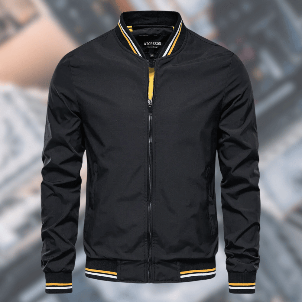 Waterproof Mens Parka Jacket - High Collar, Nylon