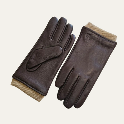 Warm Mens Woolen Knitted Gloves - Vossary
