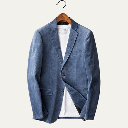 Classic Men's Cotton Blazer Jacket