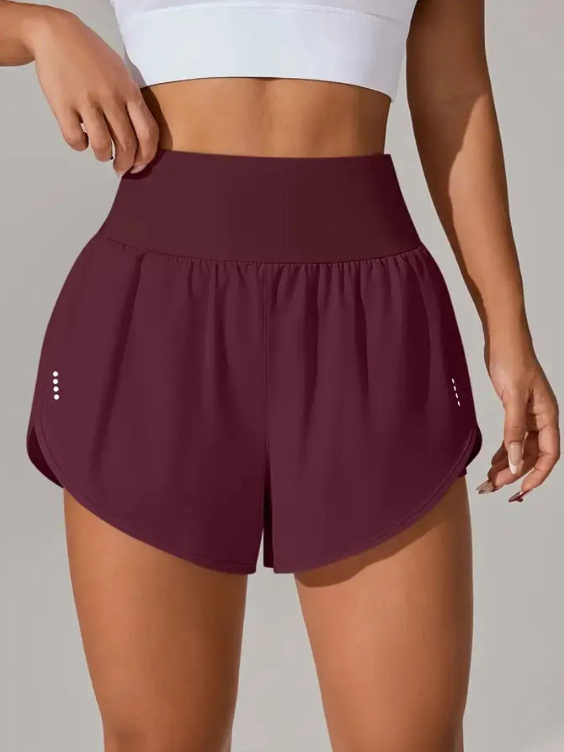 Comfortable Drawstring Fitness Shorts