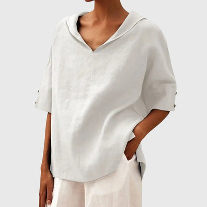Green Chiffon Women's Blouse