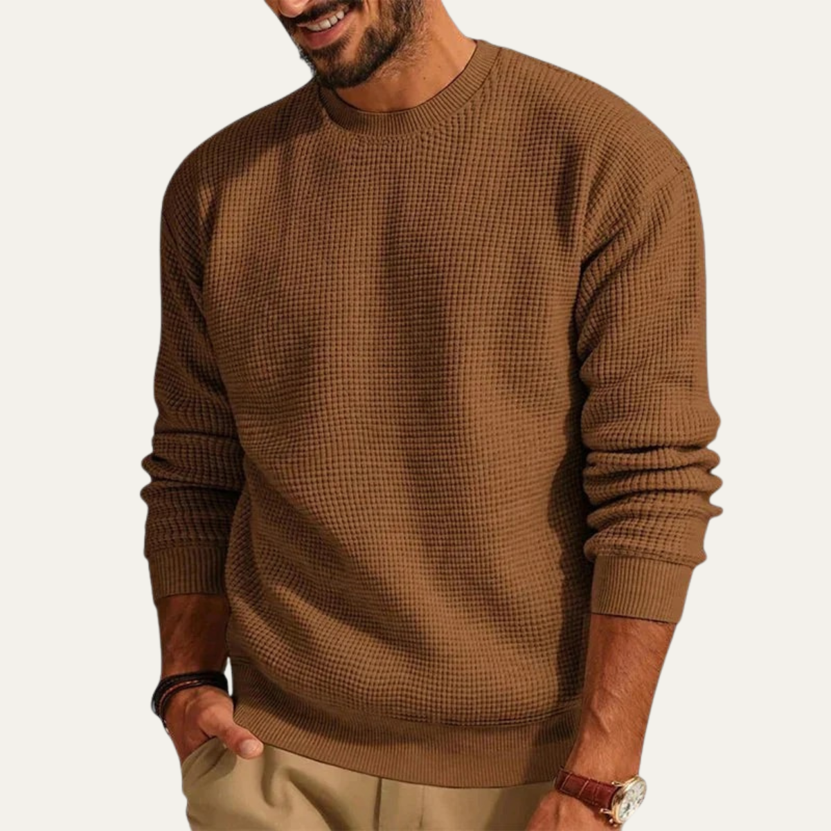 Classic Men's Soft Crew Neck Sweater