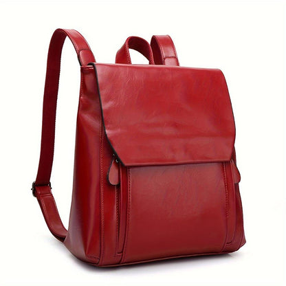 Eco Friendly Faux Leather School Backpack