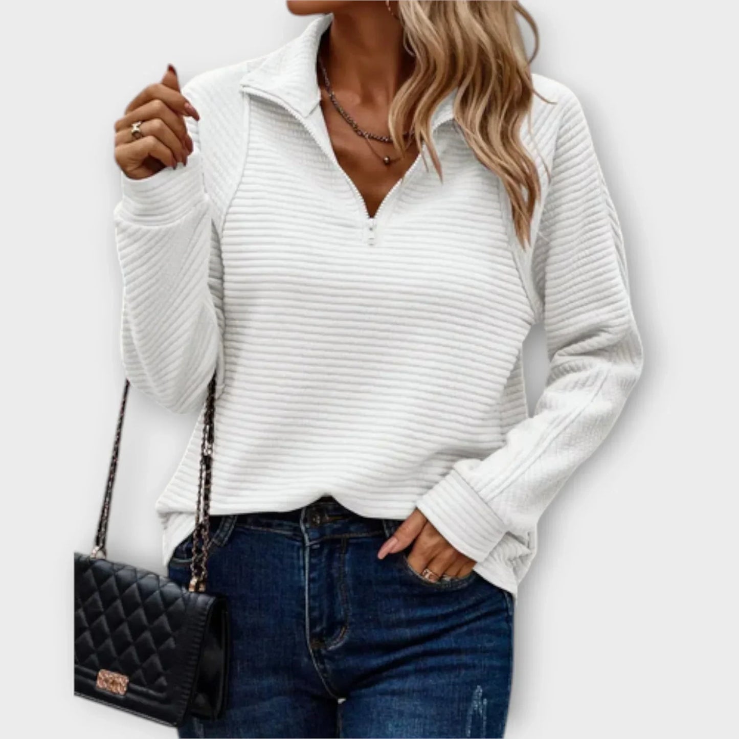 Women's Fleece Half Zip Sweater
