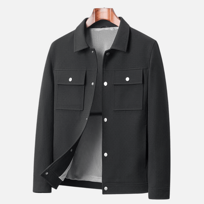 Classic Men's Thick Cable Knit Jacket